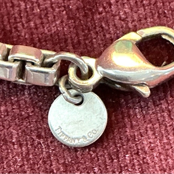Tiffany & Co 💯 % Auth Venetian Link 925 Sterling Bracelet w/box ✨EUC✨ 6.2grm✨ - Picture 2 of 6